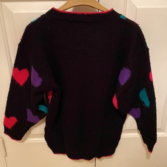 Colorful Mohair Valentine Sweater - Picture 2 of 2